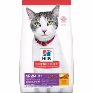 Hills 希爾思老貓乾糧 - 高齡貓 11+ 7lb