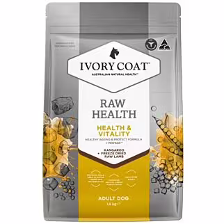 IVORY COAT 澳洲成犬乾糧 - 健康活力配方 - 袋鼠肉+凍乾生羊肉 1.8kg