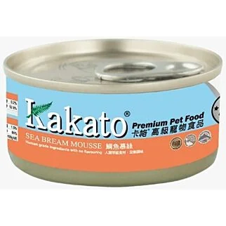 Kakato Cat & Dog Can - Sea Bream Mousse 70g