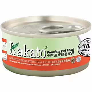 Kakato Cat & Dog Can - Simmered Chicken with Fish Maw & Goji Berries 70g