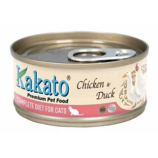 Kakato Cat Can - Complete Diet - Chicken & Duck 70g