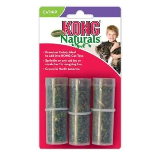 KONG Cat Toy - Refillables Catnip Tubes 9g x 3 Pack