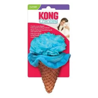 KONG 貓玩具 - 閃令令脆卜卜雪糕 (粉藍色)