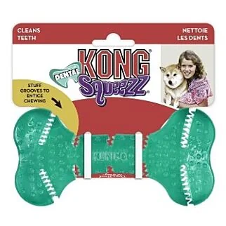 KONG Dog Toy - Squeezz Dental Bone
