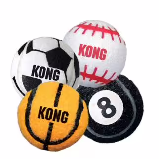 KONG SPORT 運動球狗玩具 - 加細碼 (3個裝)