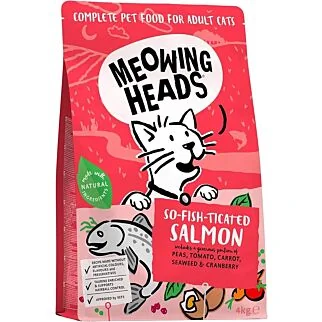 Meowing Heads Cat Food - Natural Salmon 4kg