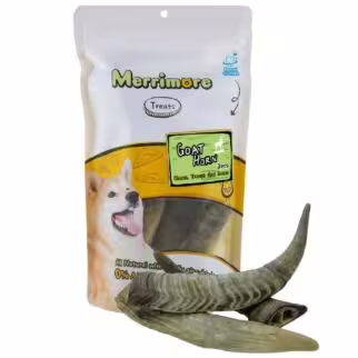 Merrimore Dog Treat - Air Dried Goat Horn (3pc)