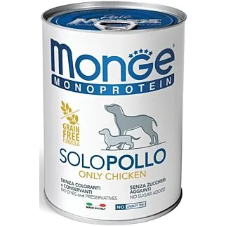 MONGE Dog Can - MonoProtein - Chicken 400g