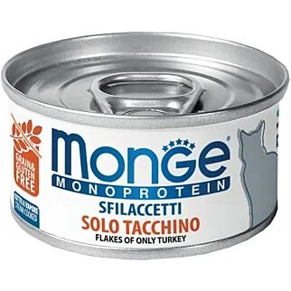 MONGE 貓罐頭 - MonoProtein系列 - 火雞片 80g