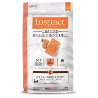 Nature's Variety Instinct Cat Food - LID Grain Free Salmon 4.5lb