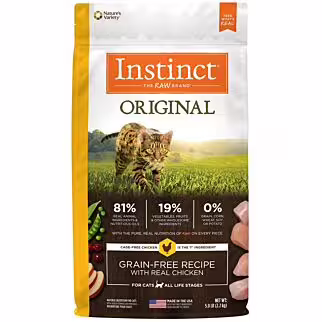 Nature's Variety Instinct (本能) 無穀物配方 - 雞肉貓乾糧 (5lb)