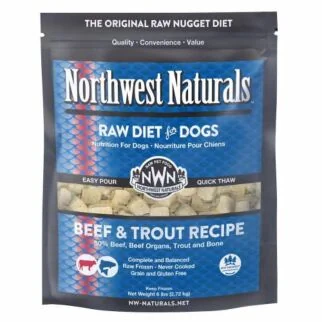 Northwest Naturals Freeze Dried Dog Food - Beef & Trout 12oz | 340g