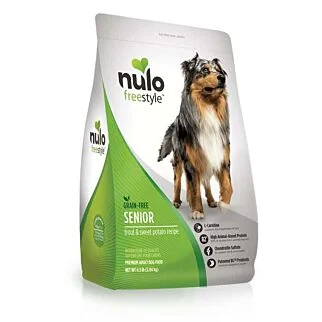 Nulo Senior Dog Food - Freestyle Grain Free - Trout & Sweet Potato 4.5lb