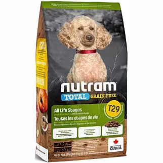 Nutram Dog Food - T29 Grain Free - Small & Toy Breed - Lamb & Lentils 2kg - EXP 15-10-2026