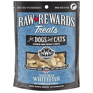 Northwest Naturals Cat & Dog Treat - Freeze Dried Whitefish 2.5oz | 70g