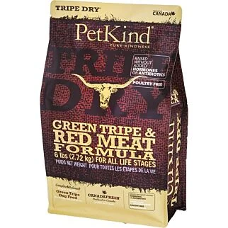PetKind 無穀物狗乾糧 - 極級草胃及紅肉配方
