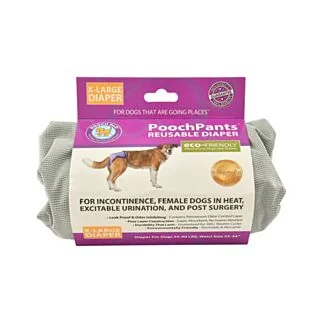 PoochPad Poochpants - Eco-Friendly Washable & Reusable - Female Dog Diaper Pant - X-Large