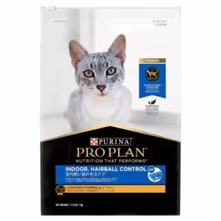 Pro Plan Cat Food - Indoor - Hairball Control - Chicken 7kg