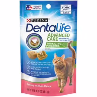 Purina Dentalife Cat Dental Treat - Salmon 1.8oz