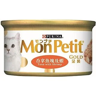 Purina Mon Petit Cat Can - Gold - Tuna with Shrimp 85g