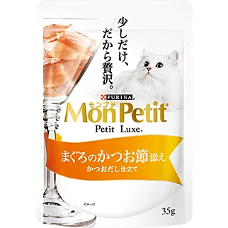 Purina Mon Petit Luxe 貓湯包 - 極尚料理嚴選吞拿魚及鰹魚乾 35g