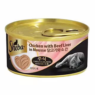 SHEBA Cat Can - Chicken with Beef Liver in Mousse 70g