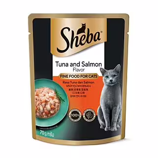 SHEBA Cat Pouch - Tuna & Salmon 70g