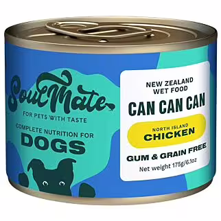 SoulMate Dog Canned Food - Can Can Can - North Island Chicken 175g