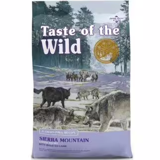 Taste Of The Wild Dog Food - Grain Free Sierra Mountain - Roasted Lamb 12.2kg