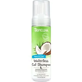 Tropiclean Waterless Cat Shampoo - Coconut 220ml