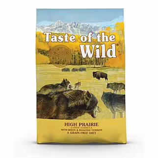 Taste Of The Wild Dog Food - Grain Free High Prairie - Bison & Roasted Venison 12.2kg
