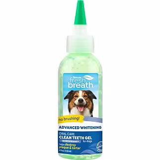 Tropiclean Fresh Breath Clean Teeth Gel with Advanced Whitening 4oz