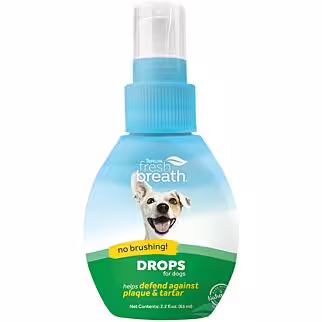 Tropiclean Fresh Breath - Plaque & Tarter Drops for Dogs 2.2fl oz | 65ml