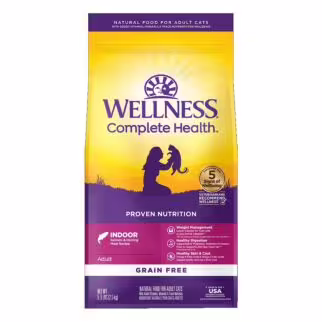 Wellness Cat Food - Complete Health Grain Free Indoor - Salmon & Herring