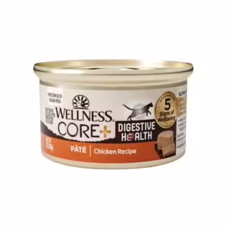 Wellness Cat Can - CORE+ Digestive Health - Chicken Pate 3oz