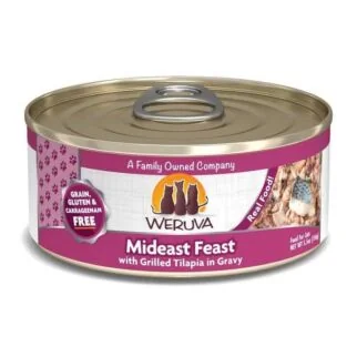 Weruva Cat Can - Mideast Feast - Grilled Tilapia in Gravy 5.5oz | 156g