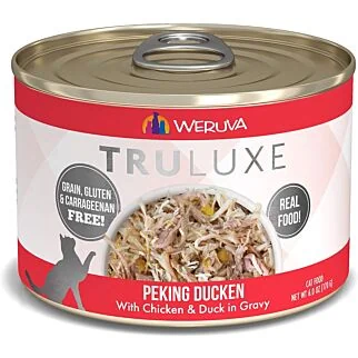 WERUVA 極品系列無穀貓糧罐頭 - 走地雞、大塊鴨肉、美味肉汁 170g / 6oz