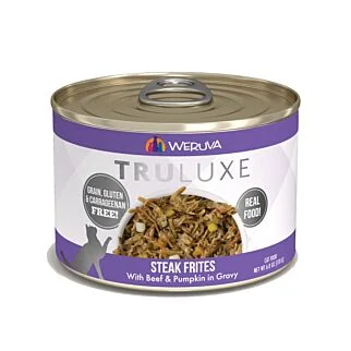 WERUVA TRULUXE Cat Can - Steak Frites - Beef & Pumpkin in Gravy 170g | 6oz