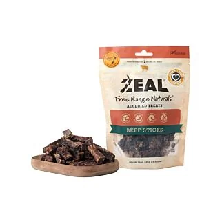 Zeal天然狗小食 - 紐西蘭牛肉條 125g