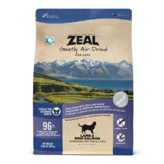 Zeal 天然貓糧 - 風乾羊肉及王帝三文魚 320g