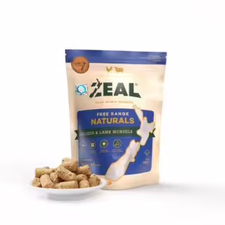 Zeal Dog Treat - Natural Freeze Dried Chicken & Lamb Morsels 100g