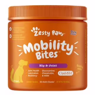 Zesty Paws 狗關節護理咀嚼片 - 鴨肉味 315g (90粒)