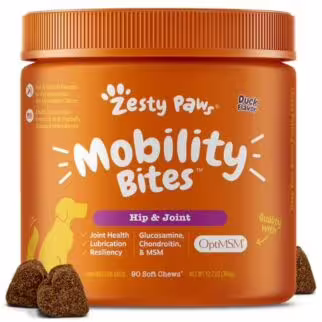 Zesty Paws 狗關節護理咀嚼片 - 煙肉味 315g (90粒)