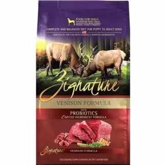 Zignature Dog Food - Grain Free Venison