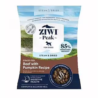 [試食裝] Ziwipeak新西蘭巔峰狗糧 - 柔蒸溫乾系列 - 無穀物草飼牛南瓜