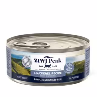 Ziwipeak新西蘭巔峰貓罐頭 - 無穀物鯖魚配方 85g