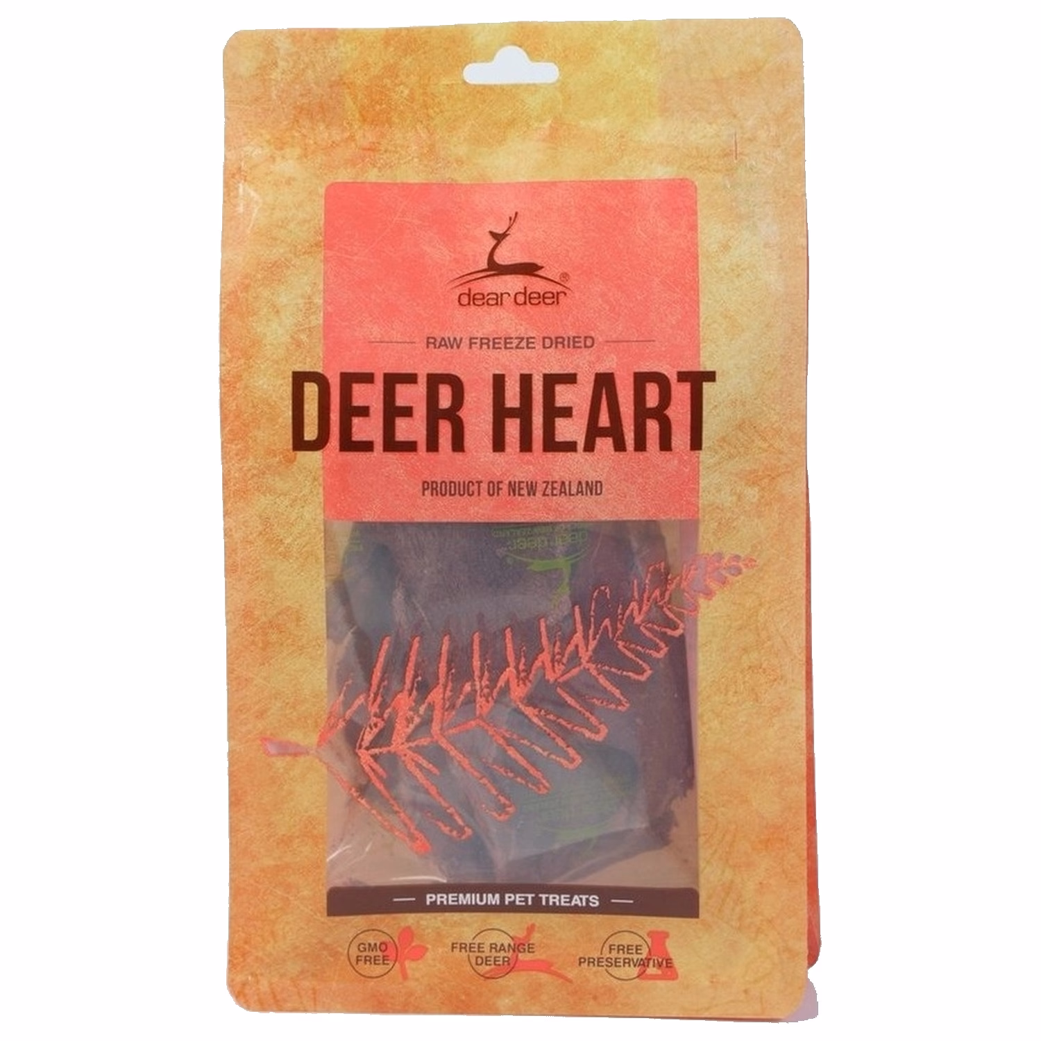 Dear Deer Cat & Dog Treat - Deer Heart 50g