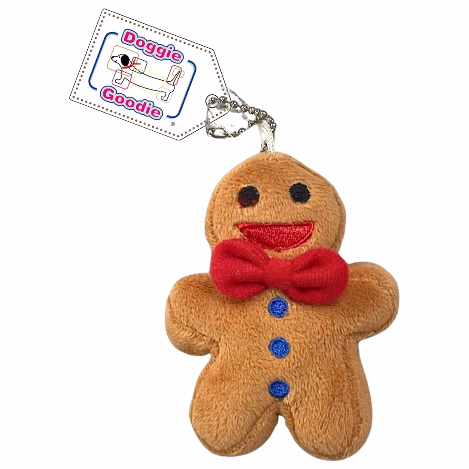 Doggie Goodie 毛絨玩具 主人用 - 薑餅人鎖匙扣 8cm (長)