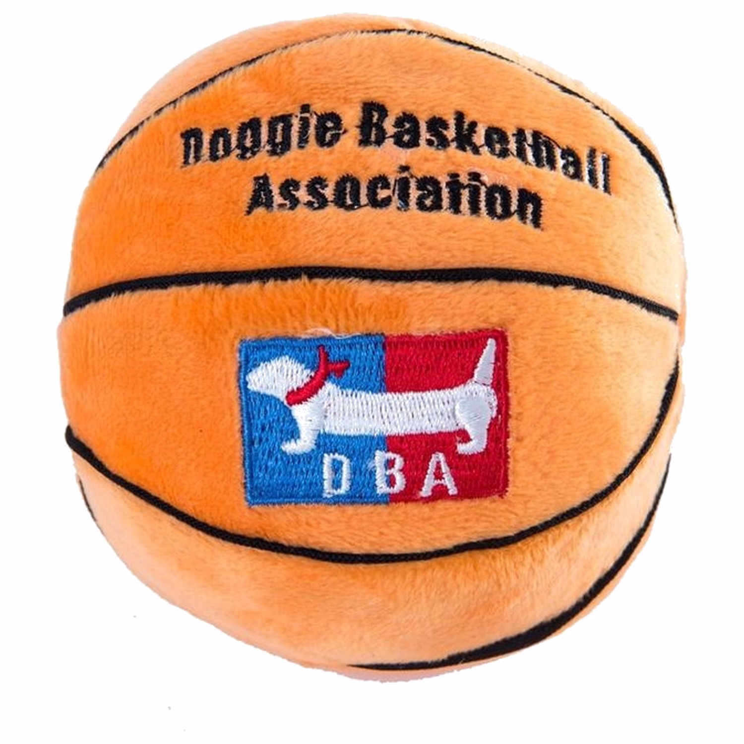 Doggie Goodie Dog Plush Toy With Squeaker - Basketball