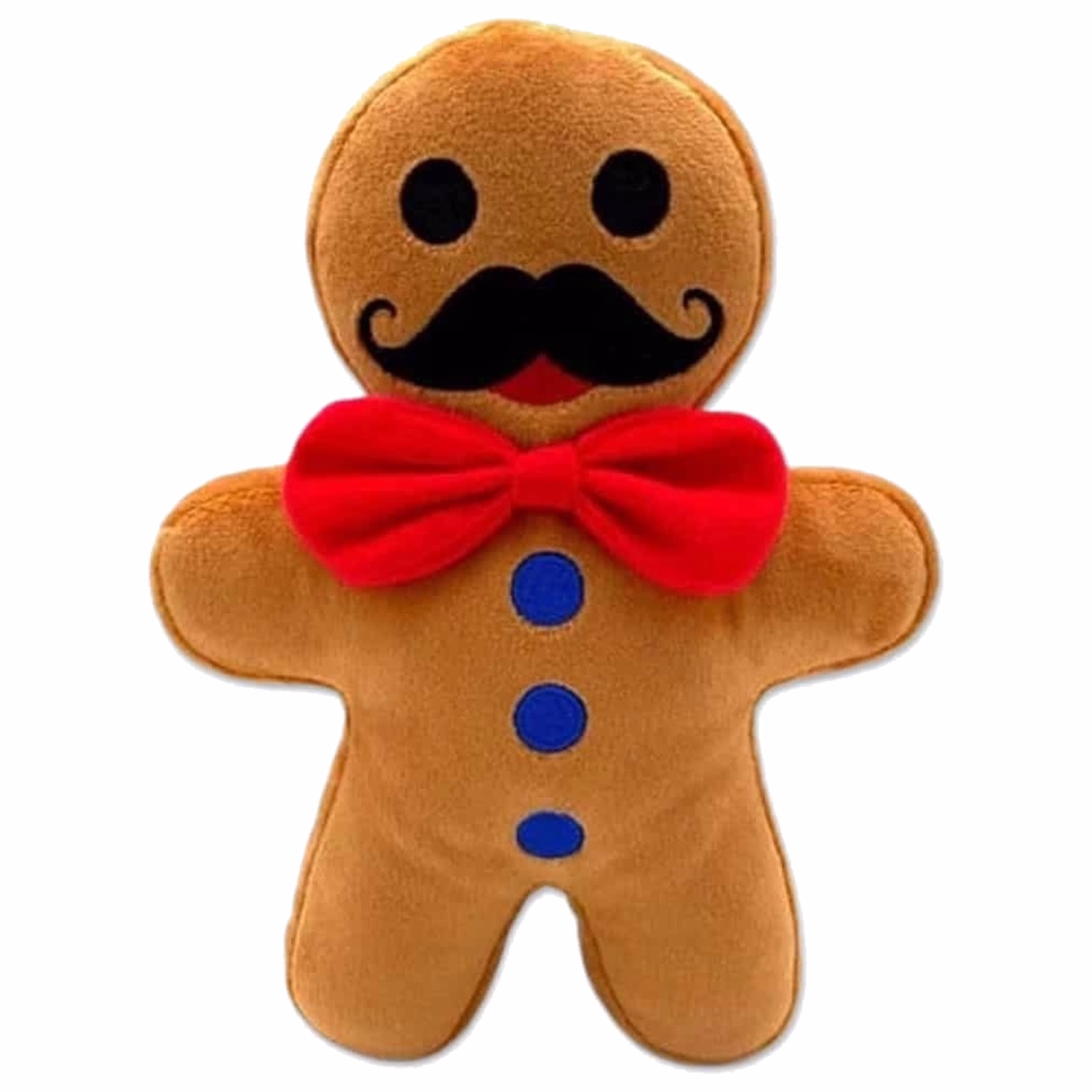 Doggie Goodie Dog Plush Toy With Squeaker - Gingerbread Daddy